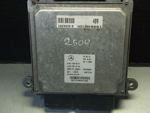 A6519000601 A6519019400 28277619 ECU for MB 