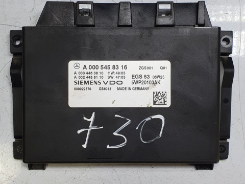 A0005458316 5WP20103AK MB gearbox control module